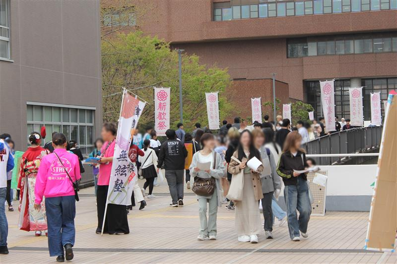 新歓祭（新入生歓迎祭）の様子