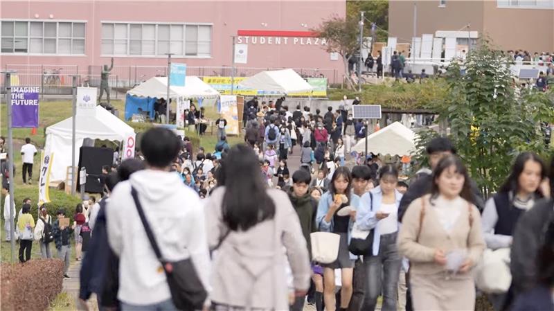 雙峰祭(学園祭)の様子